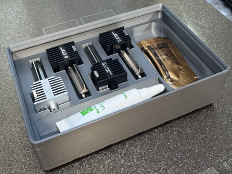 Gridfinity Nozzle Holder For A1 or A1 Mini Printer