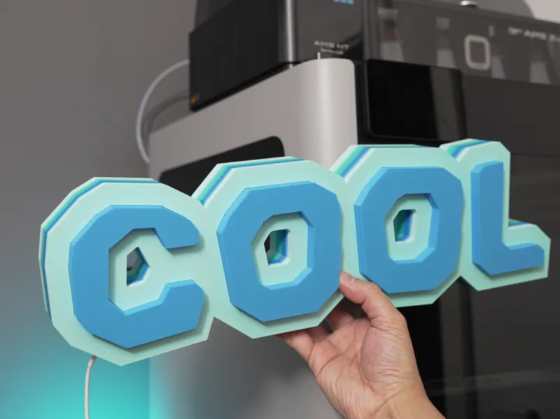 LED Sign "COOL"