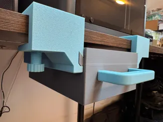 Clamp-On Under-Desk Drawer