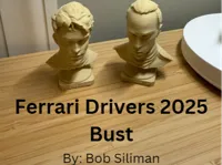 Mini bustes pilotes Ferrari 2025 — photo 1