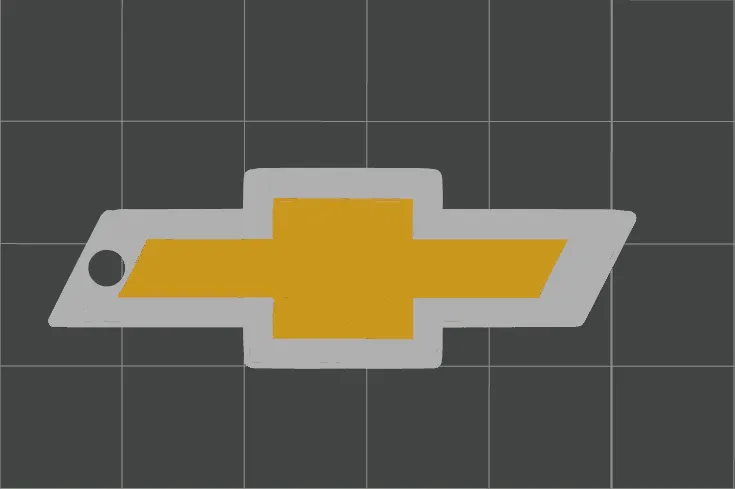 Chevy keychain - Free 3D Print Model - MakerWorld