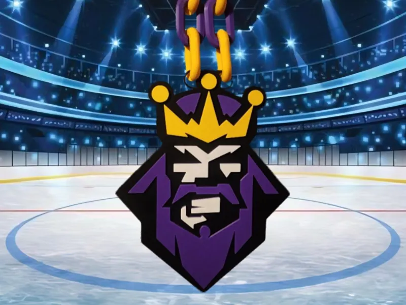LA Kings Burger King Logo Oversized Pendant