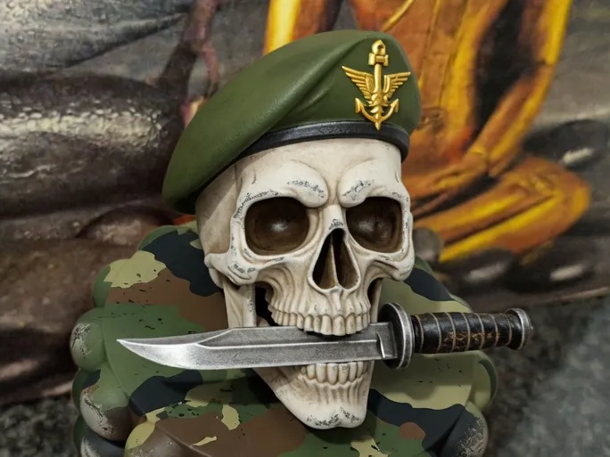 Barrett Skull mit Messer – Special Forces Edition