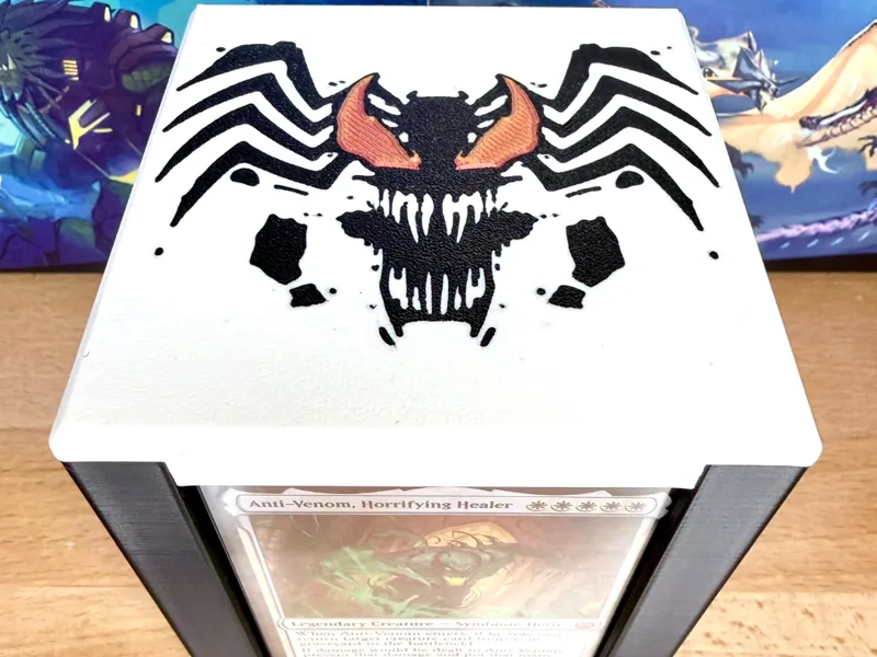 MTG EDH Commander Deck Box - Anti-Venom - v2