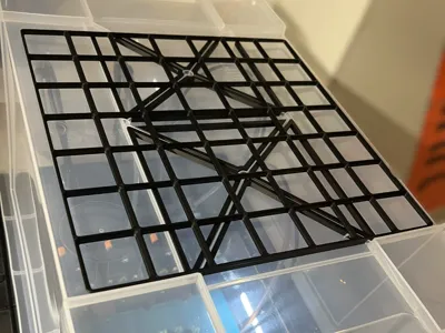 Snapmaker U1 Gridfinity Ikea Samla Top Base
