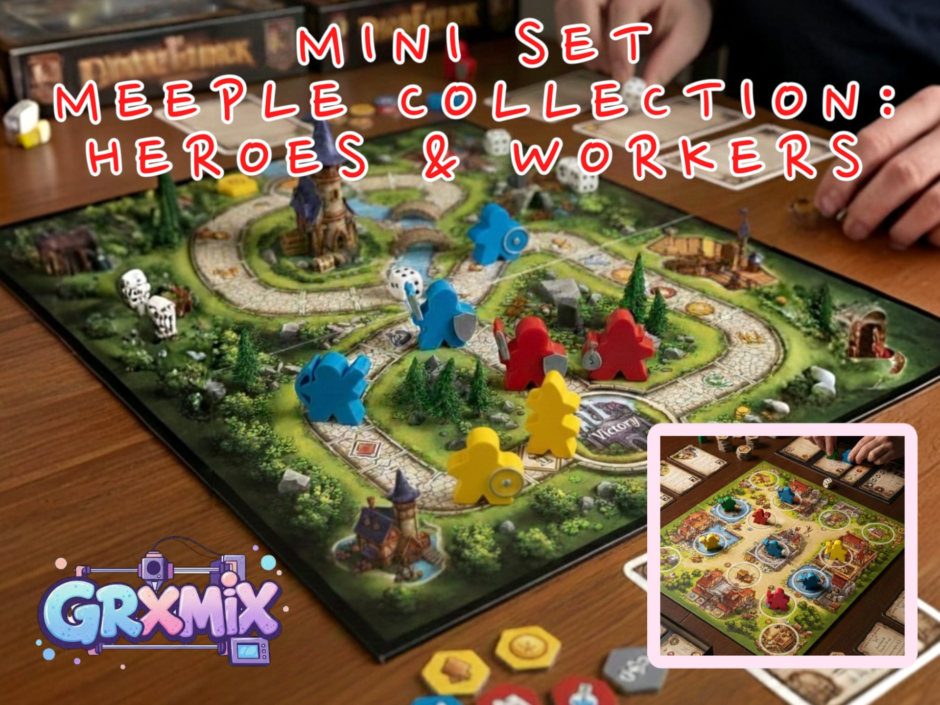 Mini Set Meeple Collection: Heroes & Workers