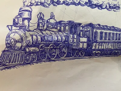 Train Pen Plot / Laser Engrave