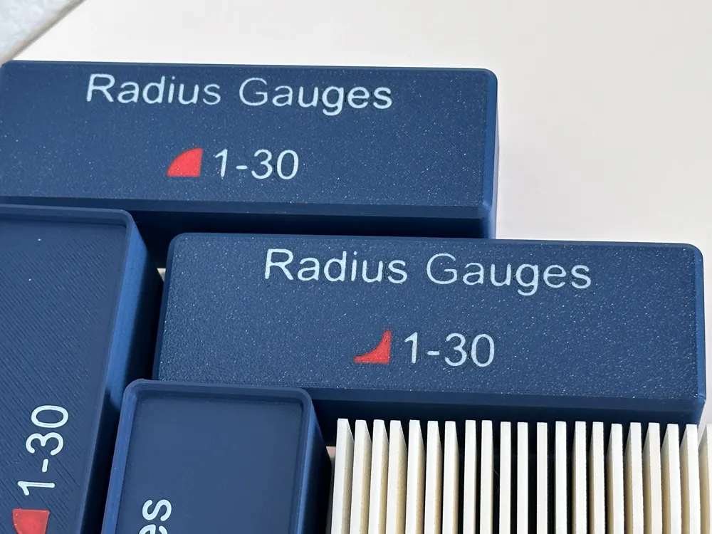 Gridfinity Rounded Box Gridfinity Box for Radius Gauges - Free 3D Print Model - MakerWorld