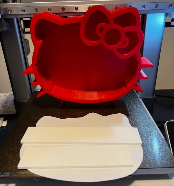 NO AMS Hello Kitty Miniverse - Free 3D Print Model - MakerWorld
