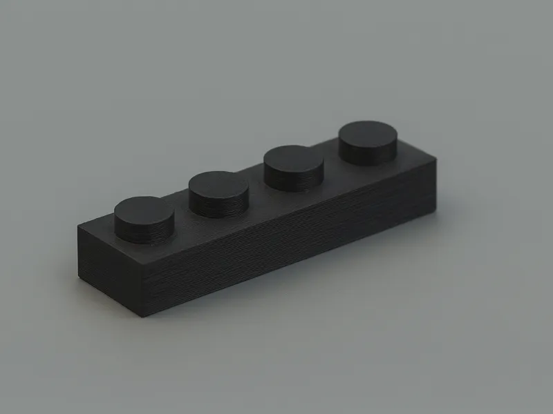 Leg o 4 by 1 flat / plate