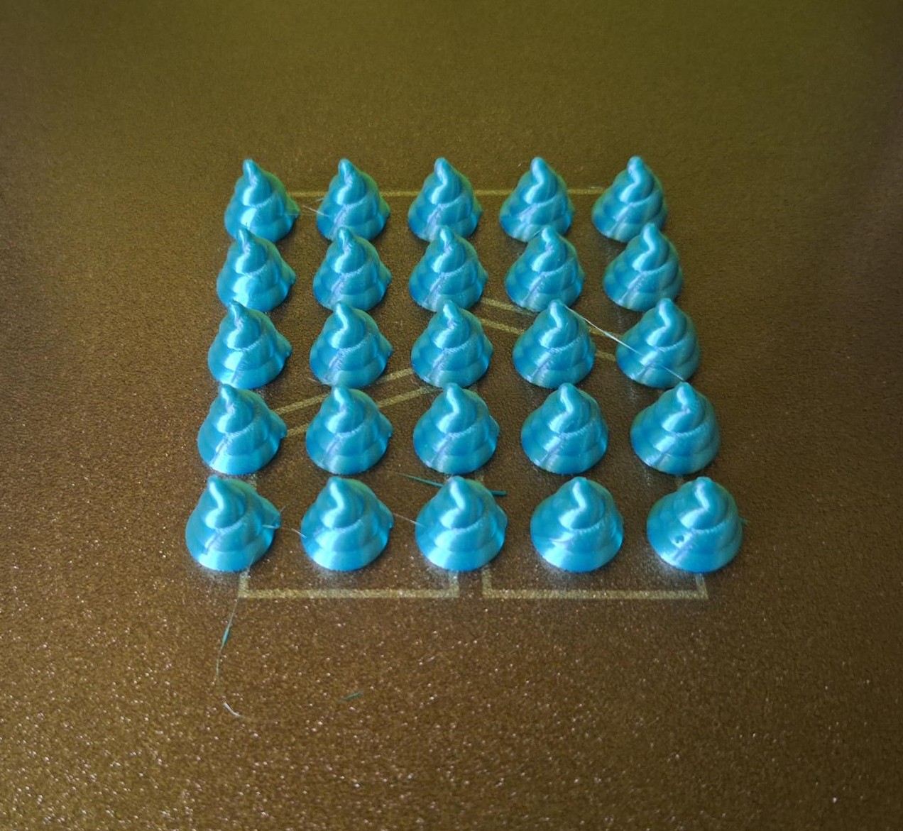 100 Mini Poops - 4 colors - 1