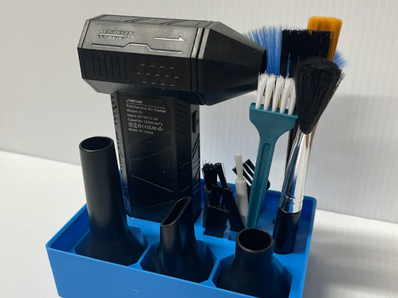 Turbo/fan duster gridfinity storage bin (JVSCAM)
