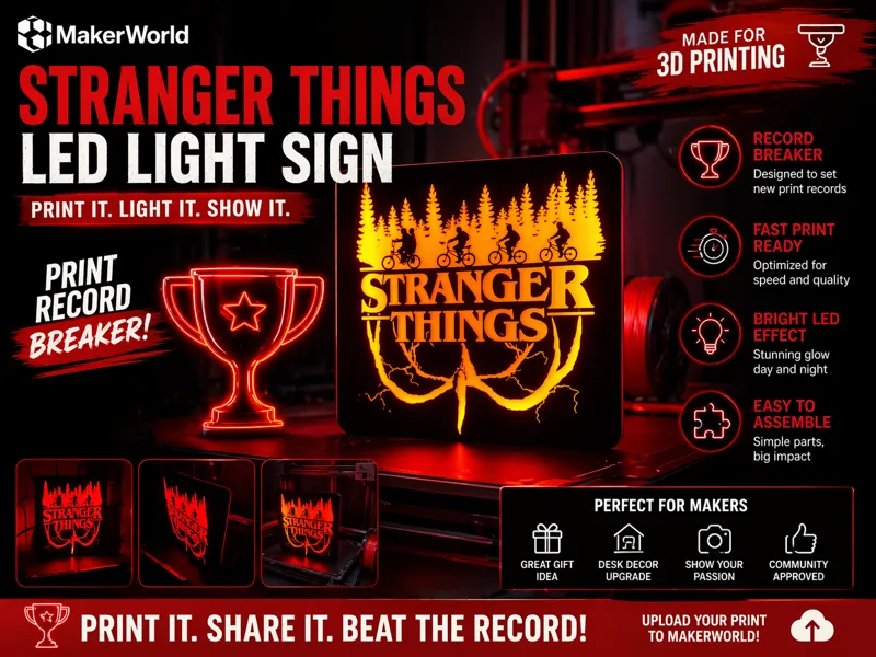 Stranger Things Lamp