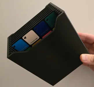Bambu filament swatch holder 10-panel box