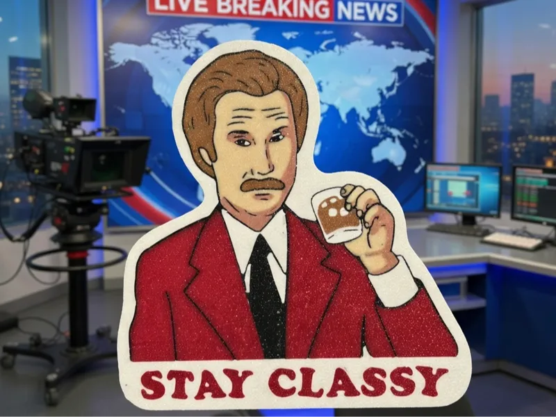 Ron Burgundy Magnet