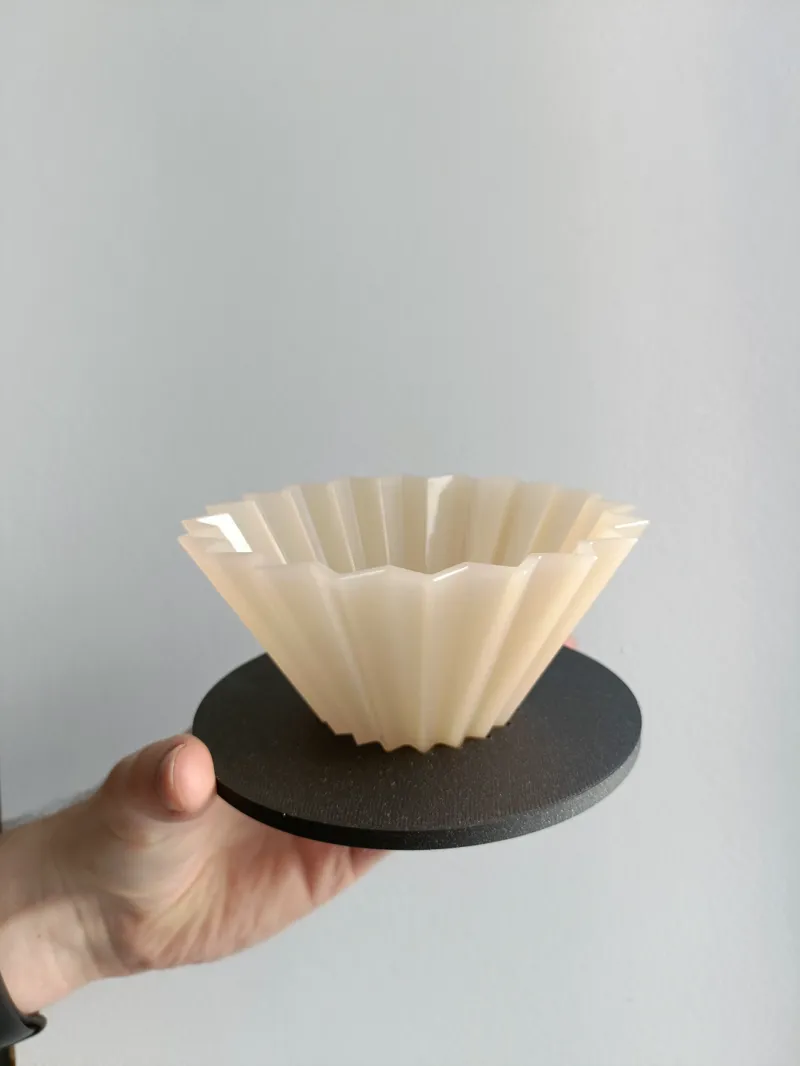 Stand for an origami dripper