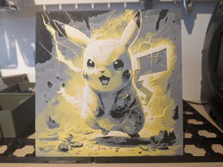 Hueforge Pikachu