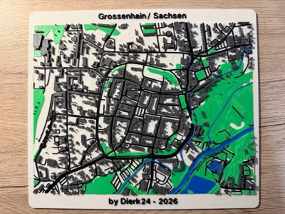 3D Map of Großenhain/ Saxony
