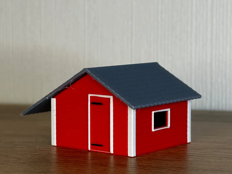 H0 1:87 Garden House / Shed - Gartenhütte Schuppen