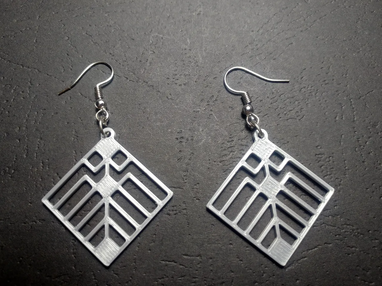 Threads of Silence Earrings view 2