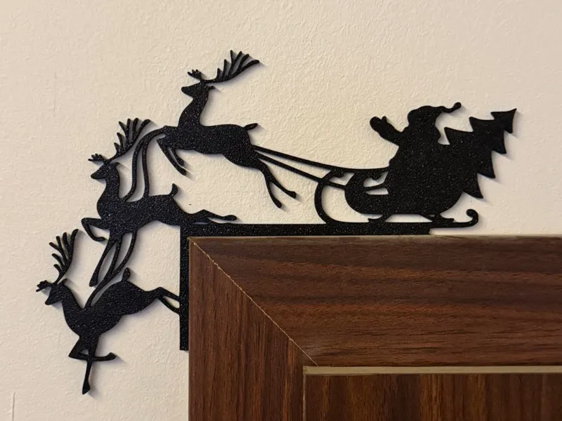 Christmas Door Corner