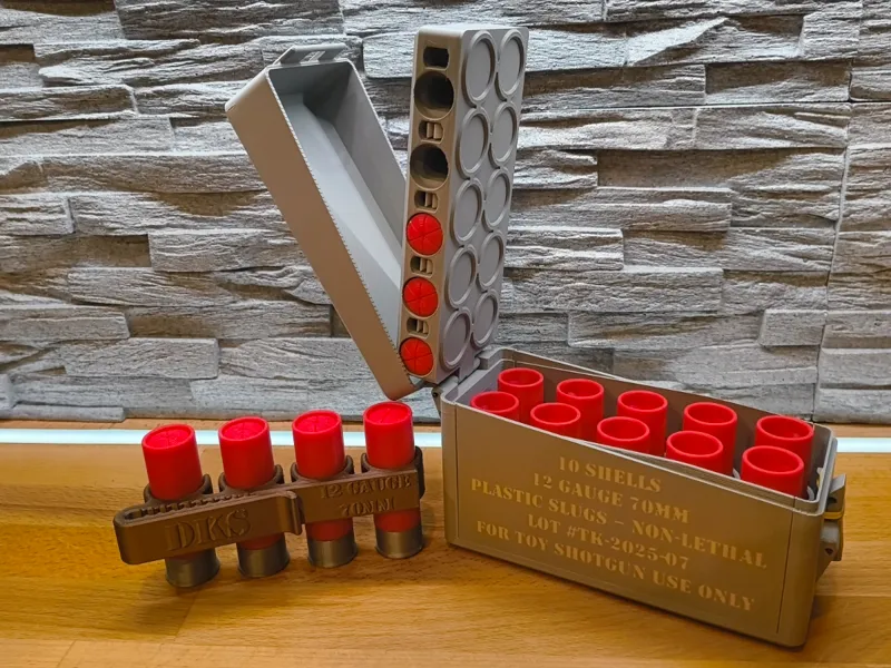 Munitionskiste und Gürtelclip für Shotgun Munition