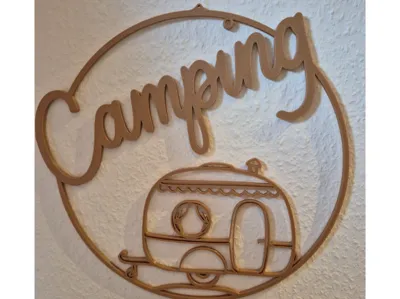 Caravan Camping Wall Hanging