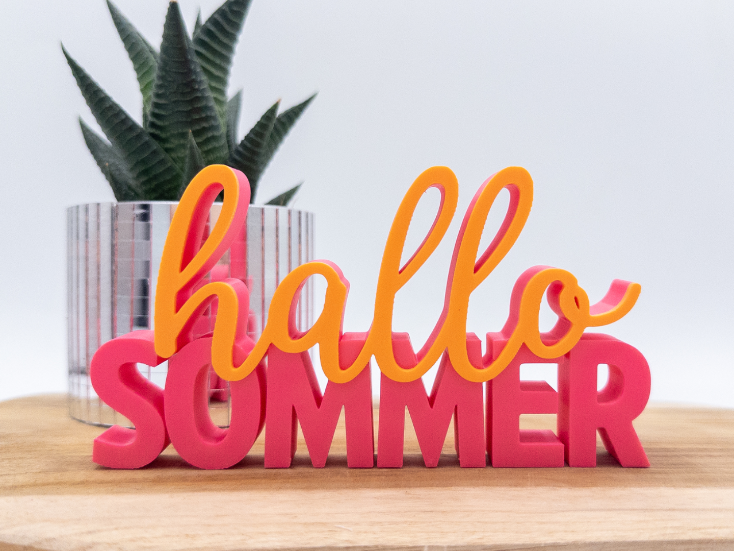 Hallo Sommer – 3D-Aufsteller | Sommerdeko