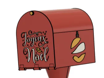 Boite aux lettres père noël