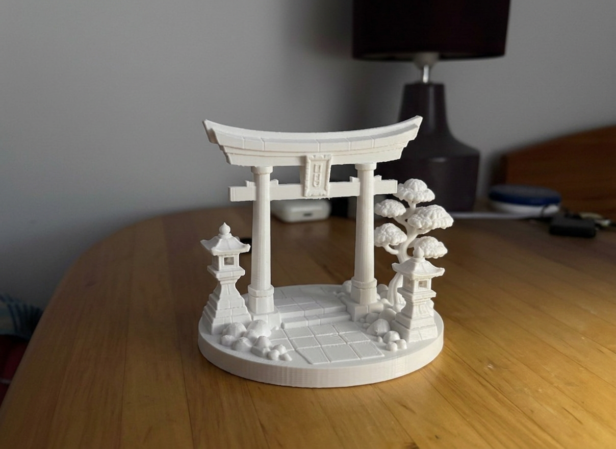 Japanese Torii Gate Garden Model - 1