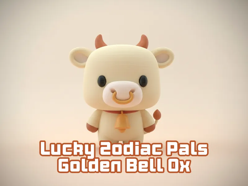 Lucky Zodiac Pals - Golden Bell OX