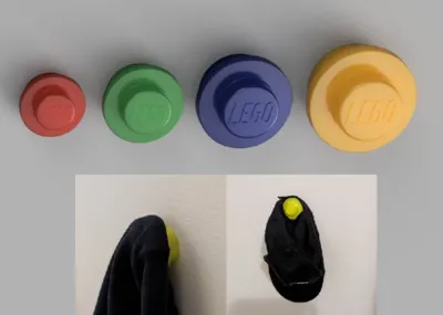 Legobrick wall hanger