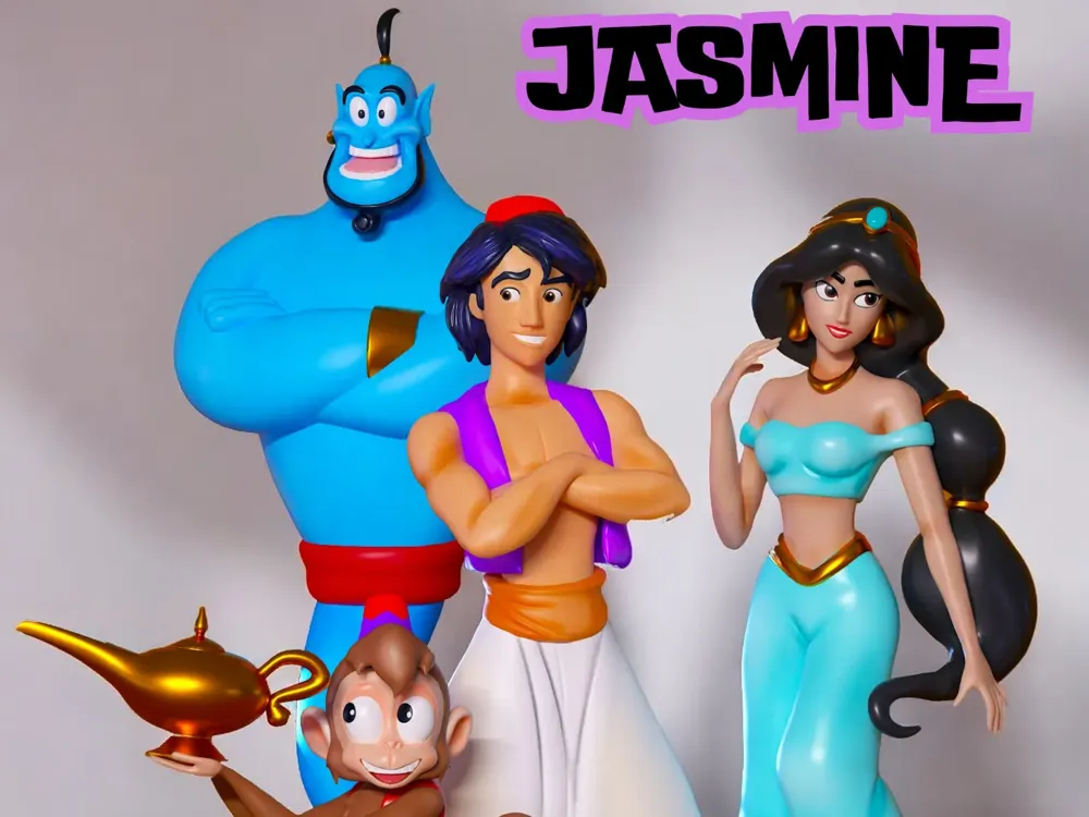 jasmineページ Figure - Jasmine (Aladdin) - Free 3D Print Model - MakerWorld