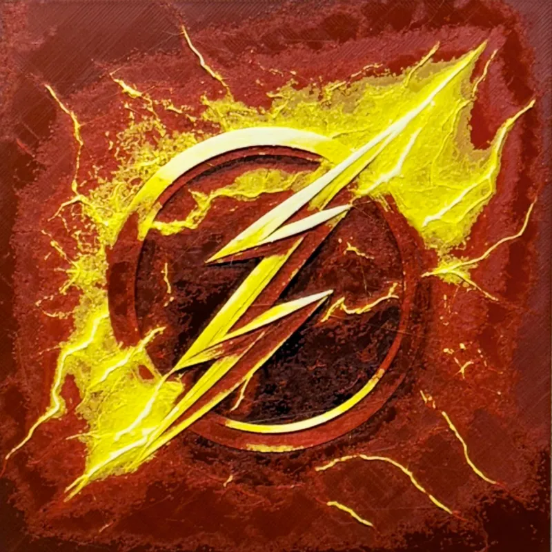 Flash Emblem Hueforge Desk/Wall Decor