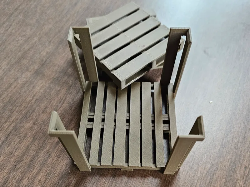 Pallet Coasters with Holder