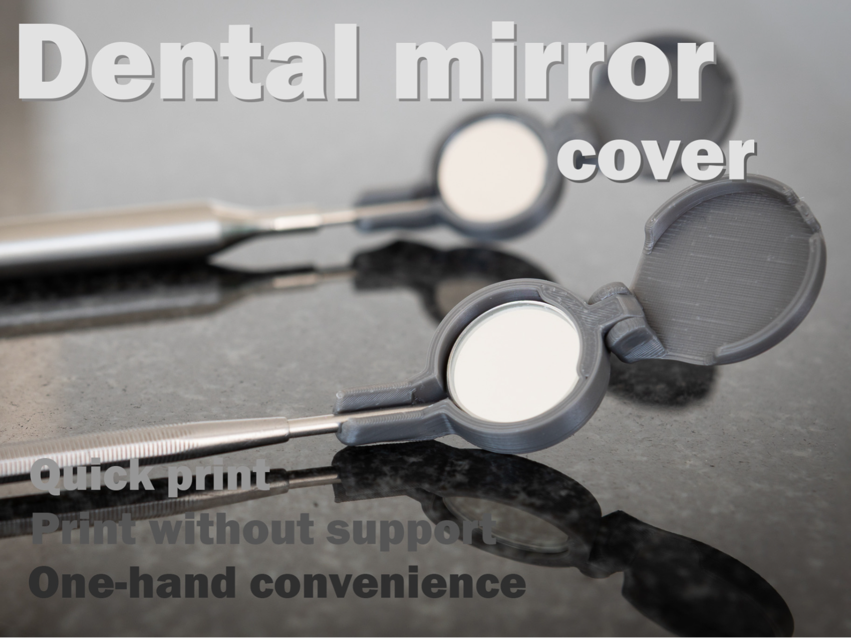 Dental mirror cover