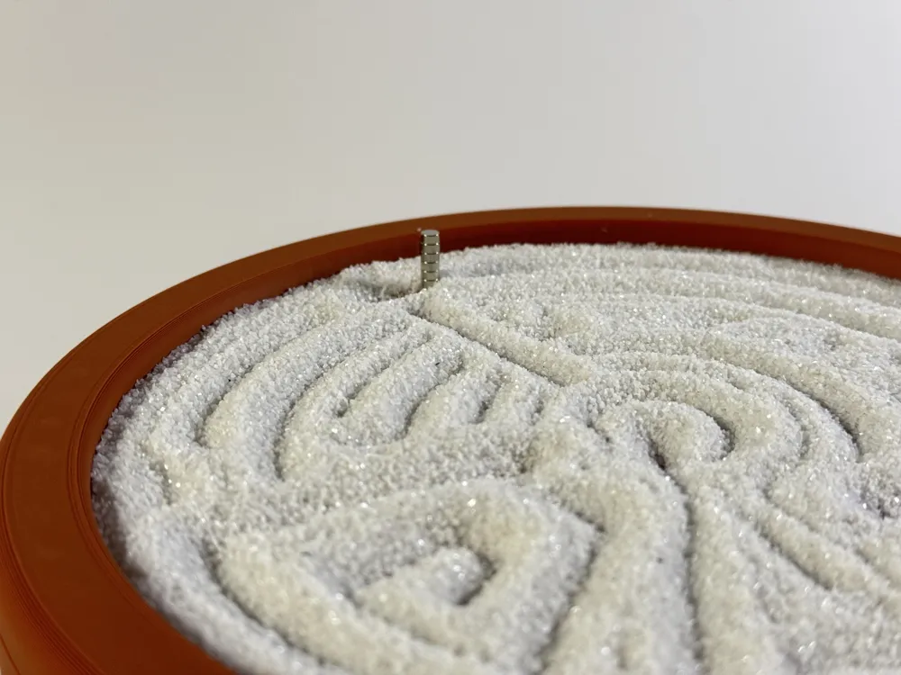 Cyber Zen Motorized Sand Art Garden - Free 3D Print Model - MakerWorld