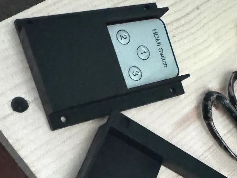 Remote Holders for HDMI Switch and LED Remotes