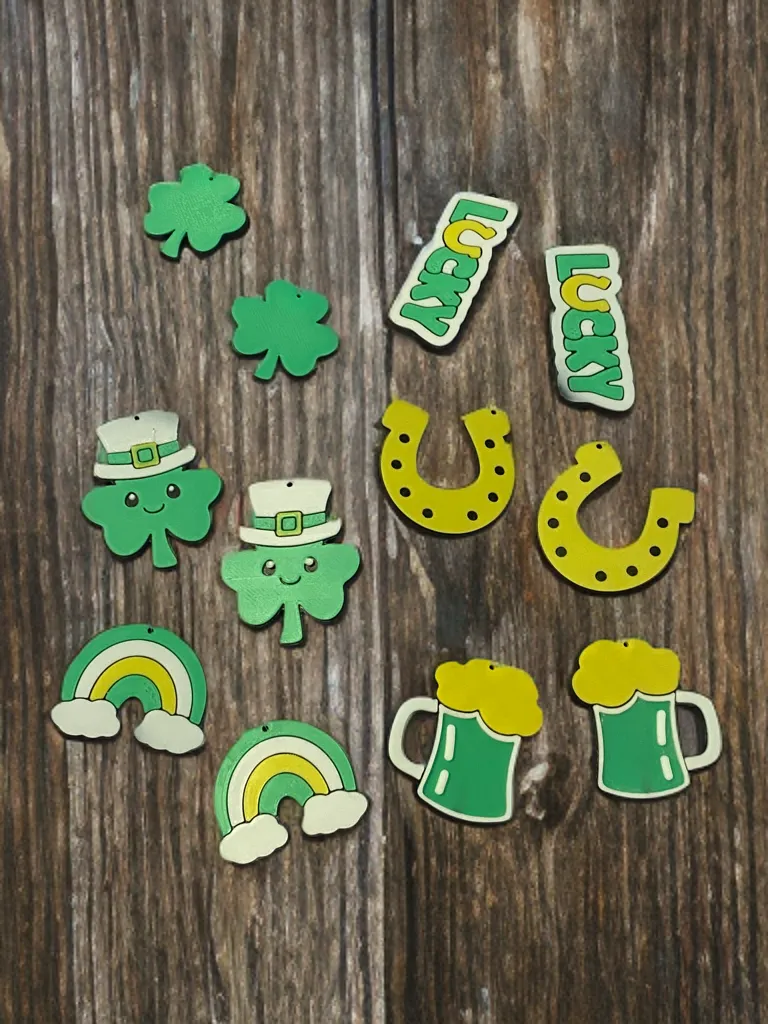 St. Patricks Day Earring/Keychain Pack view 2