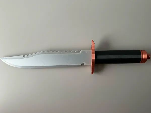Couteau Rambo (accessoire déco)