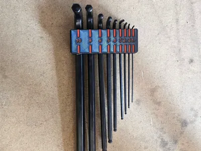 Allen Wrench Wall Mount 1.5 - 10mm