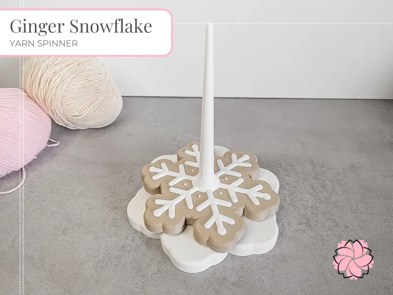 Ginger Snowflake Yarn Spinner