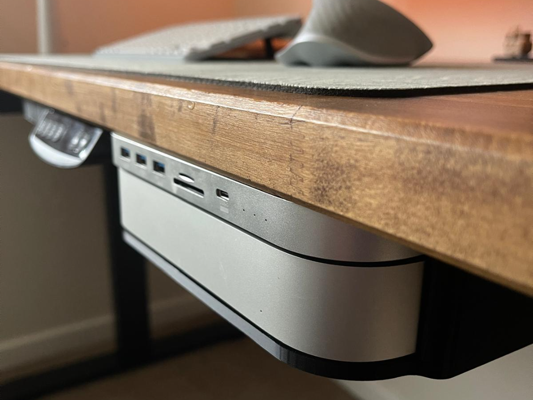 Mac Mini M4 + Satechi Hub Under-Desk Bracket