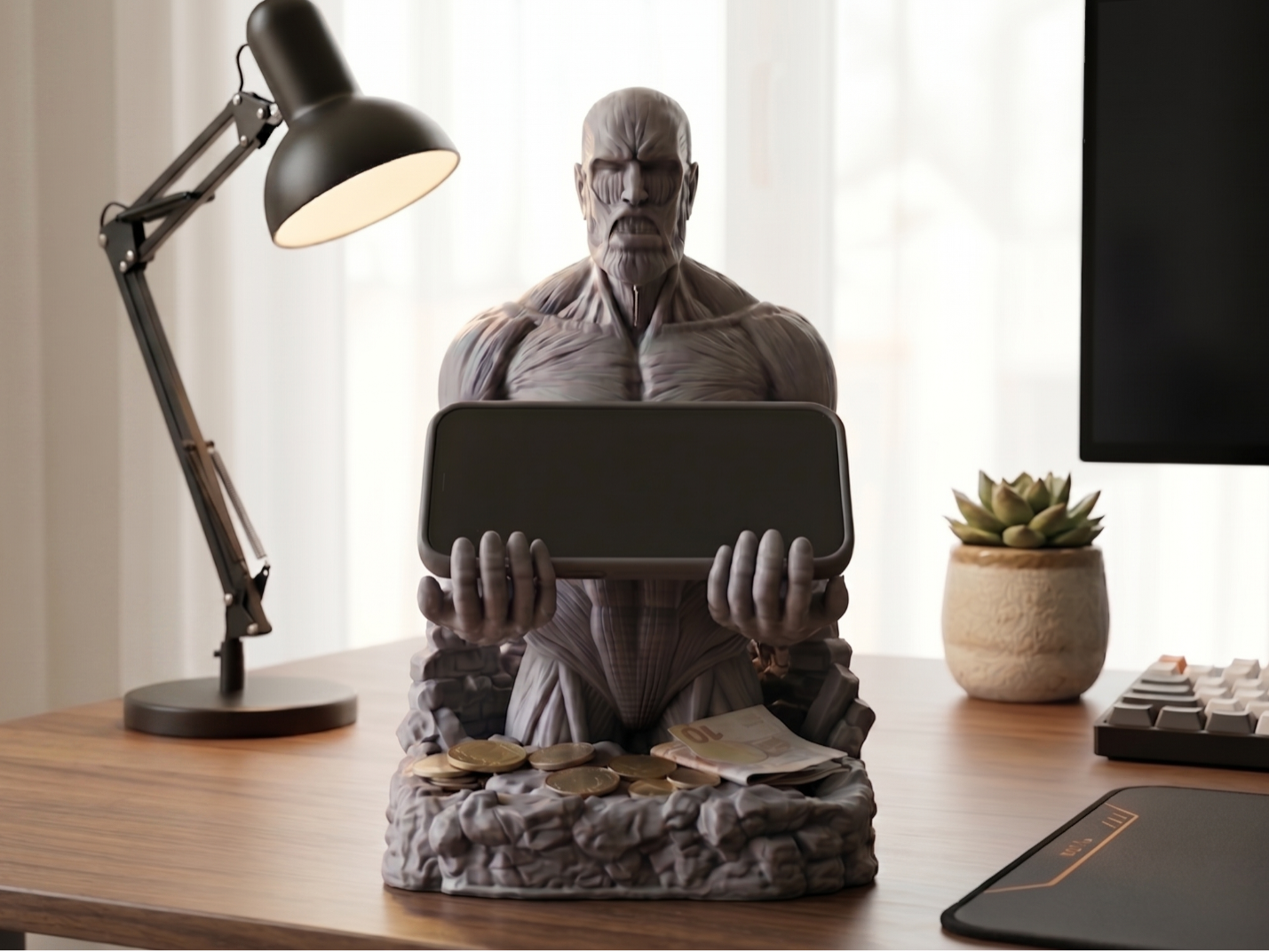 Colossal Titan Phone Holder – Attack on Titan
