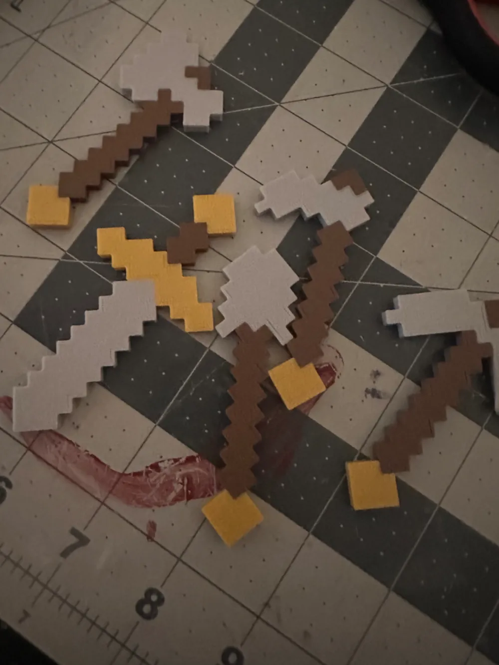 Minecraft Tool Magnets Remixed by goldiesvinyl - MakerWorld