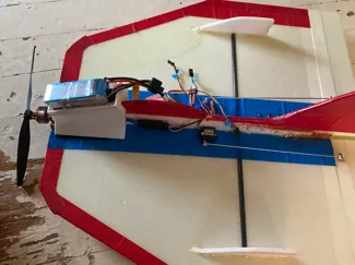 RC Airplane Battery Mount