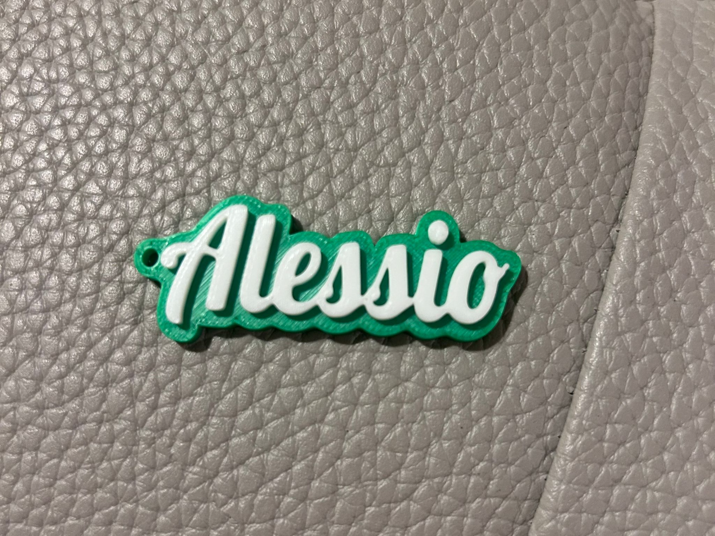 Alessio name keychain