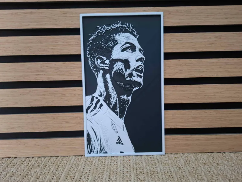 CR7 - C. Ronaldo in Black White