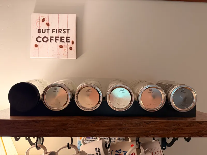 Ball Jar Holder/Display Countertop or Shelf
