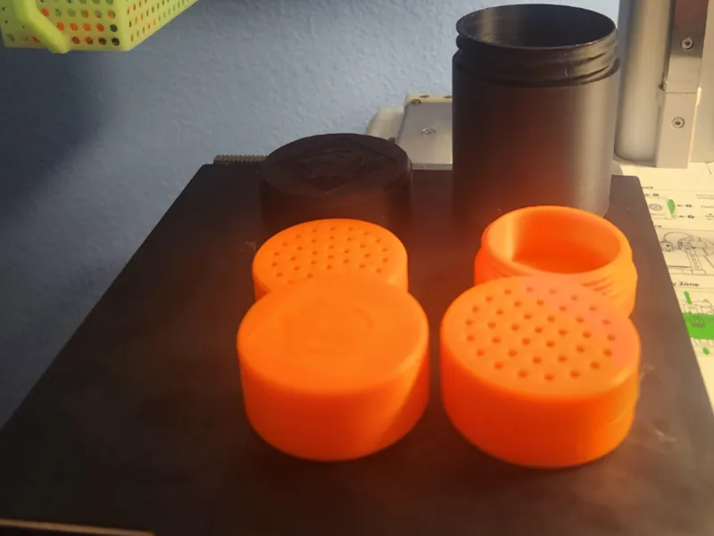 scent training container and storage